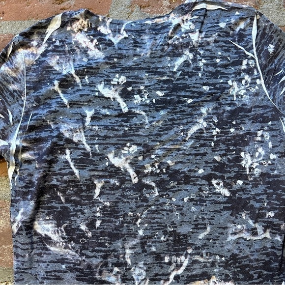 Elvis Laskin abstract long sleeved black, white & gray size small top - Picture 11 of 13